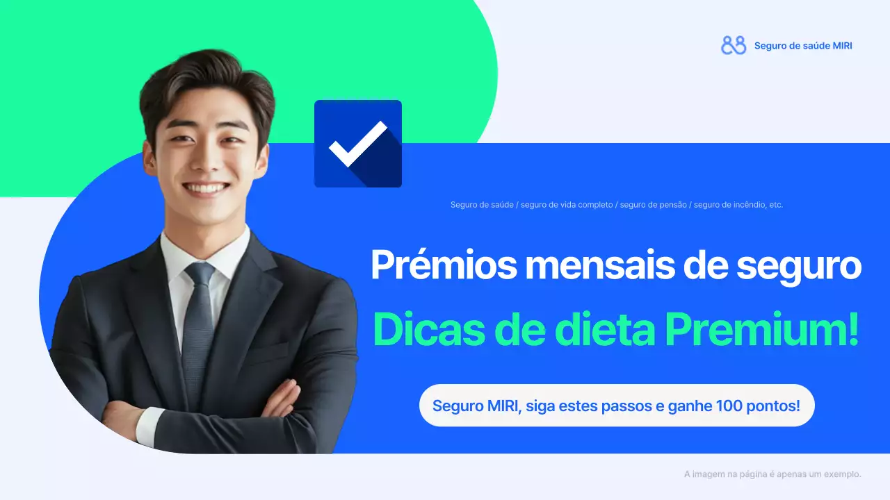 Anúncio de Seguro Moderno Mint