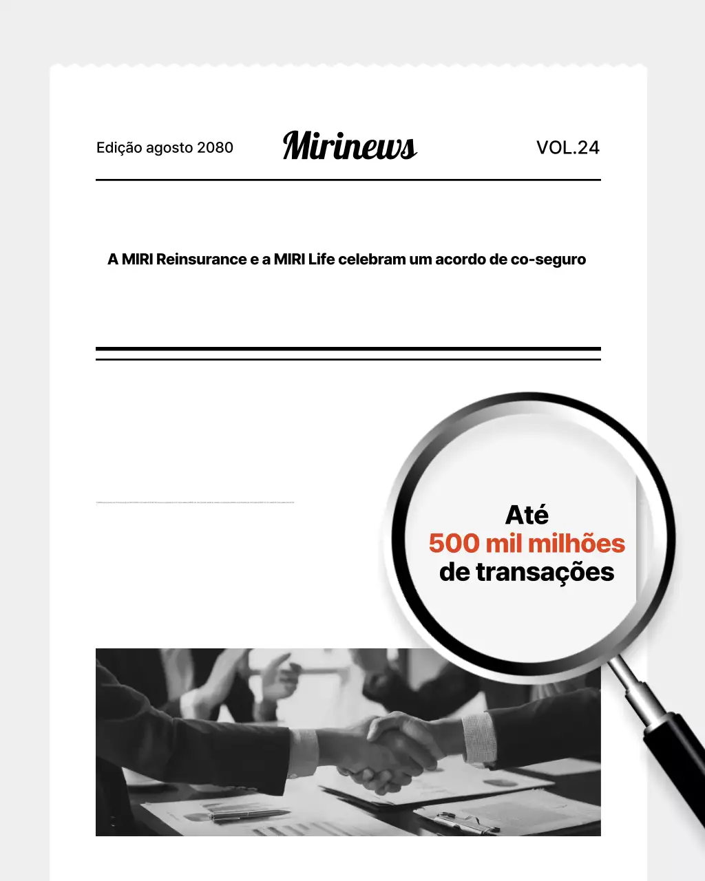 Artigos Financeiros Simples em Cinza