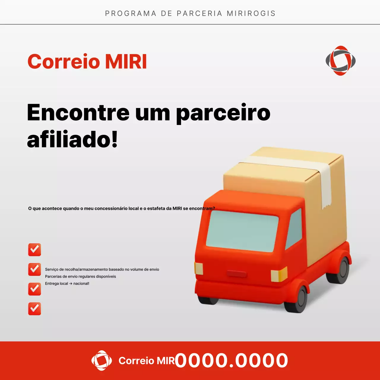 Anúncio da Red Modern Logistics