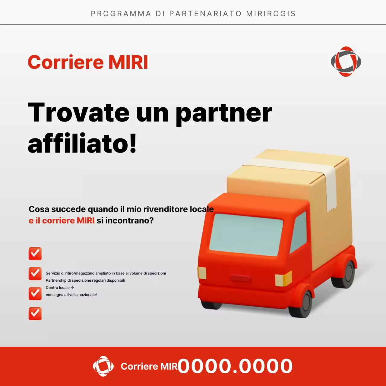 Pubblicità di Red Modern Logistics