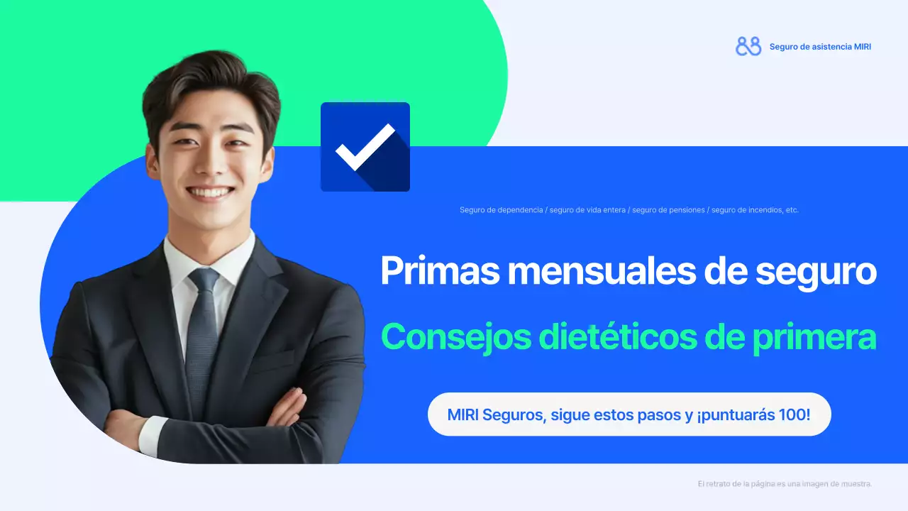 Anuncio de seguros moderno de Mint