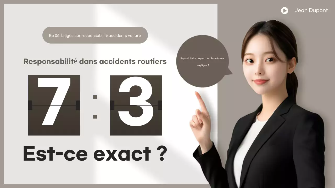 Informations sur les accidents de la circulation modernes beiges