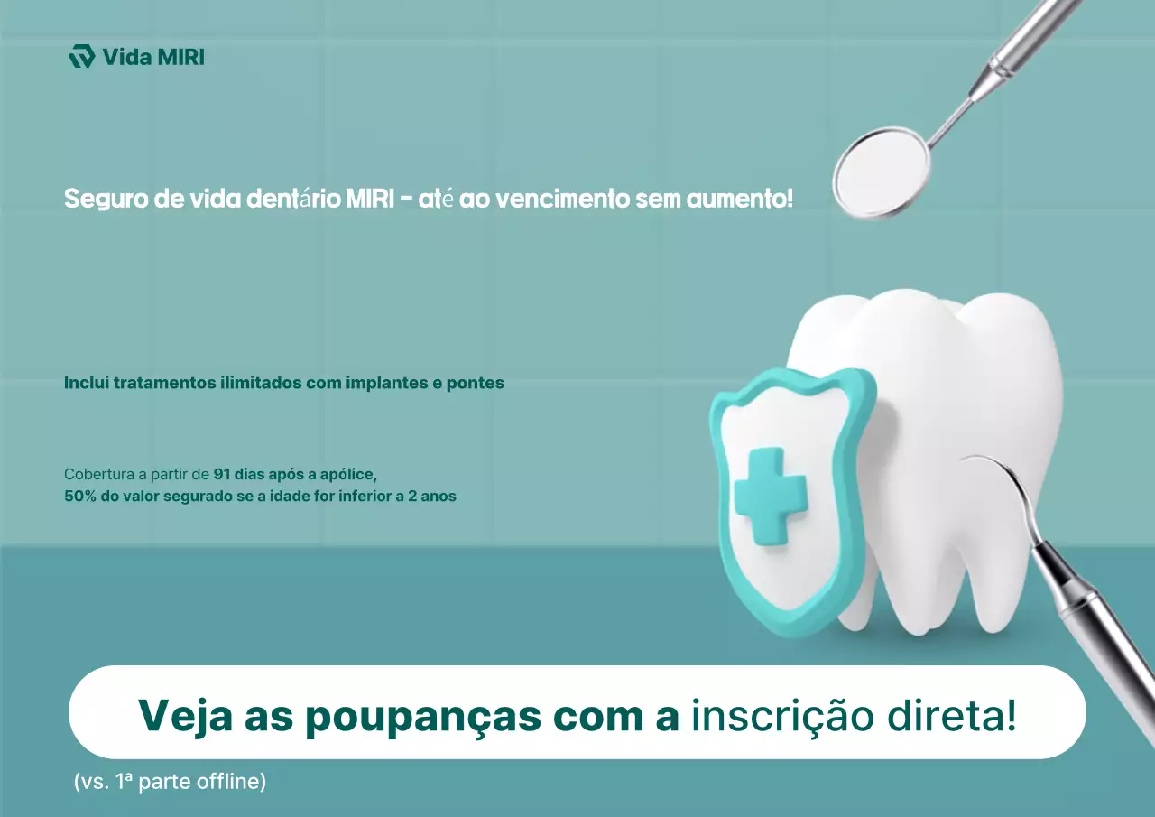 Anúncio de Seguro Moderno Mint