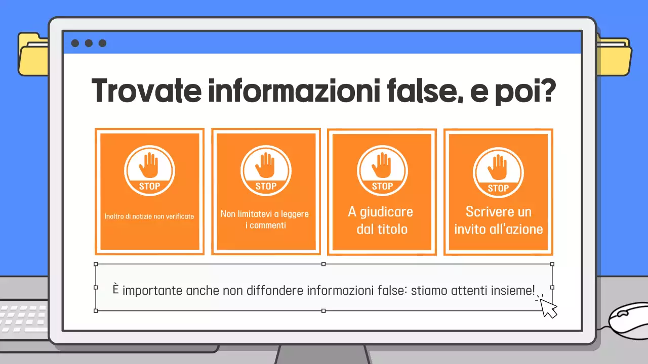 Guida ai materiali didattici semplici blu
