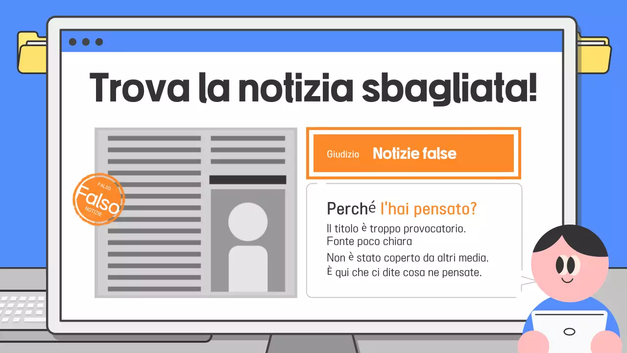 Guida ai materiali didattici semplici blu