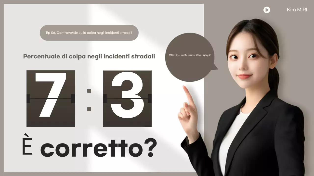 Informazioni sugli incidenti stradali moderni beige