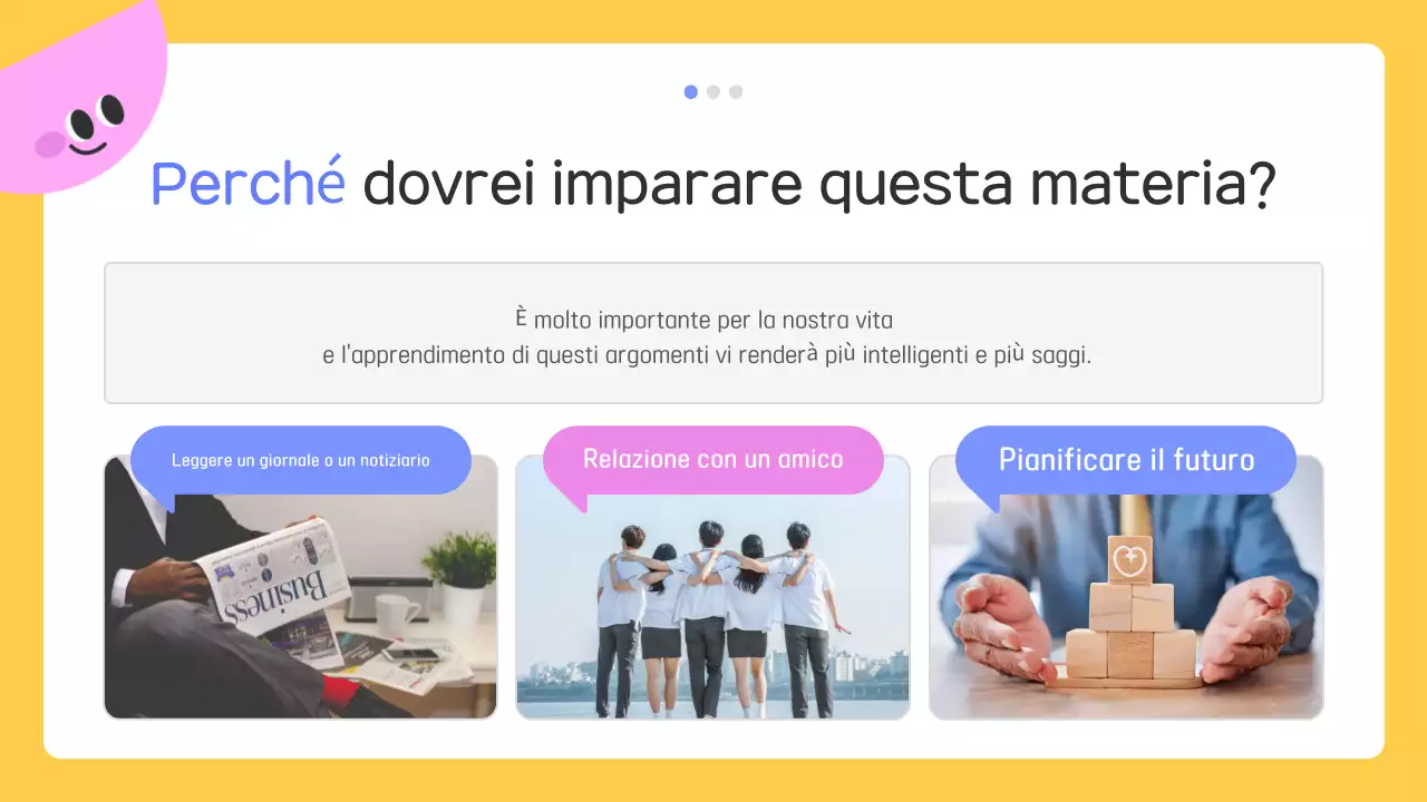 Materiali didattici per bambini gialli
