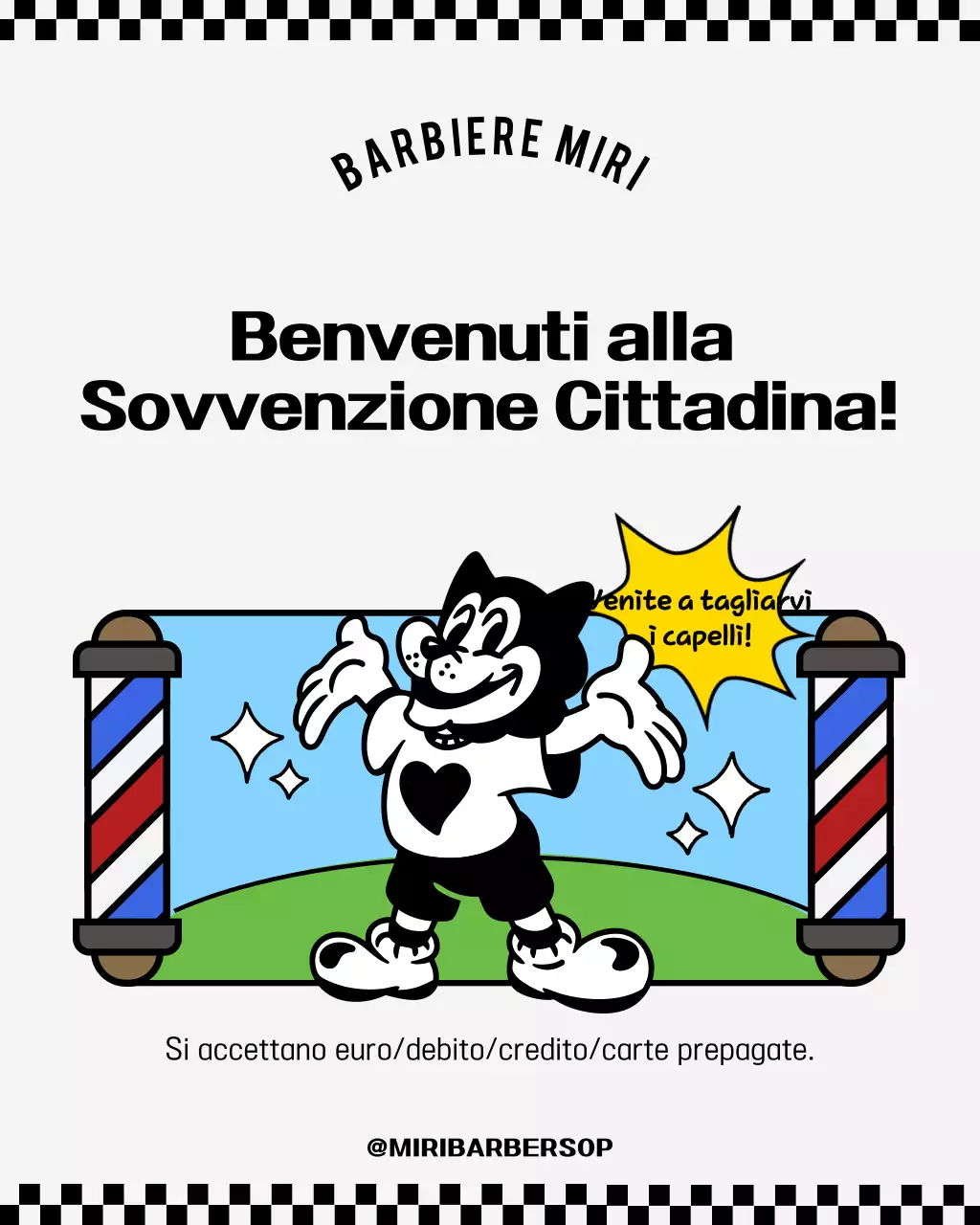 Promozione dell'utilizzo del fondo di sostegno Minseong da parte di Sky Blue Retro Barbershop