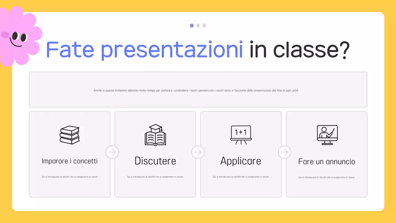 Materiali didattici per bambini gialli