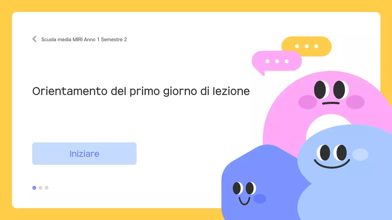 Materiali didattici per bambini gialli