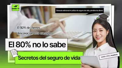 Información limpia sobre seguros de vida en verde lima