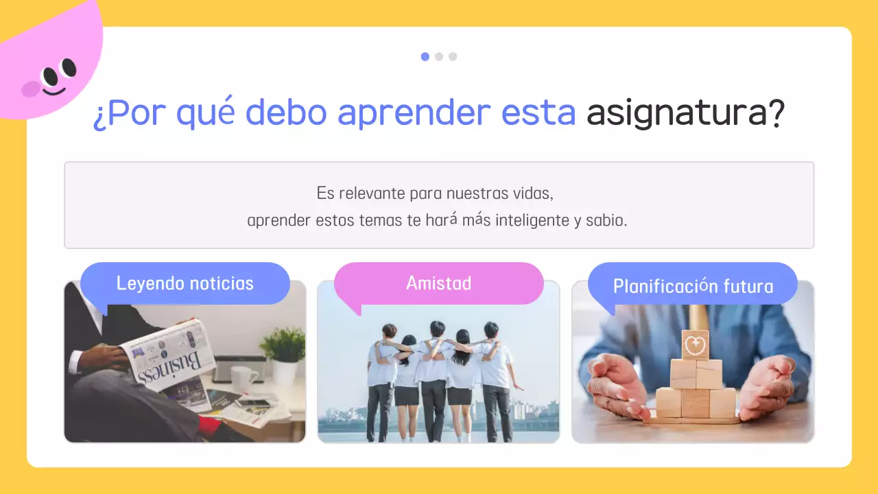 Materiales educativos para bebés amarillos