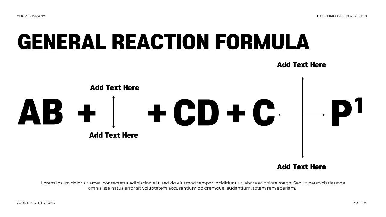 Black Modern Chemistry Course Presentation