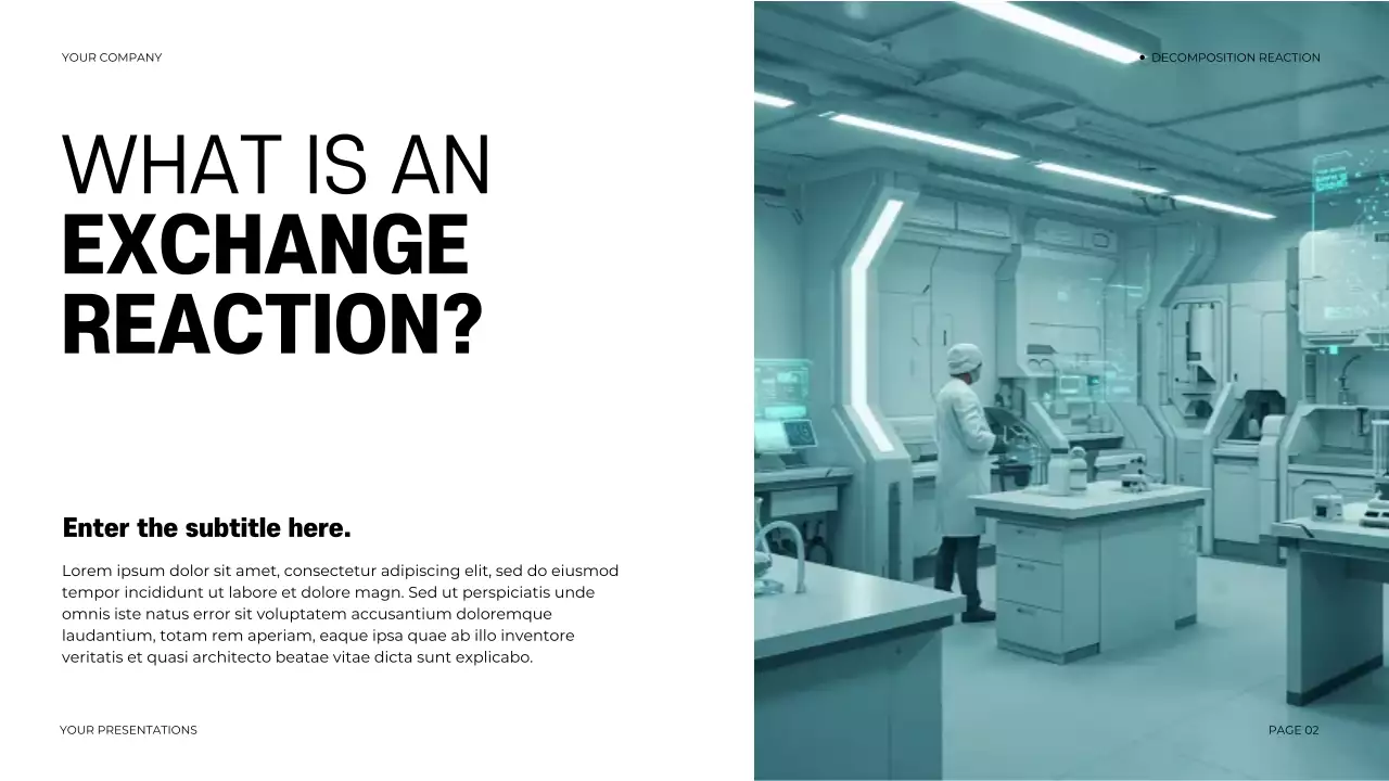 Black Modern Chemistry Course Presentation