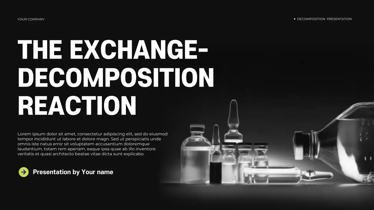 Black Modern Chemistry Course Presentation