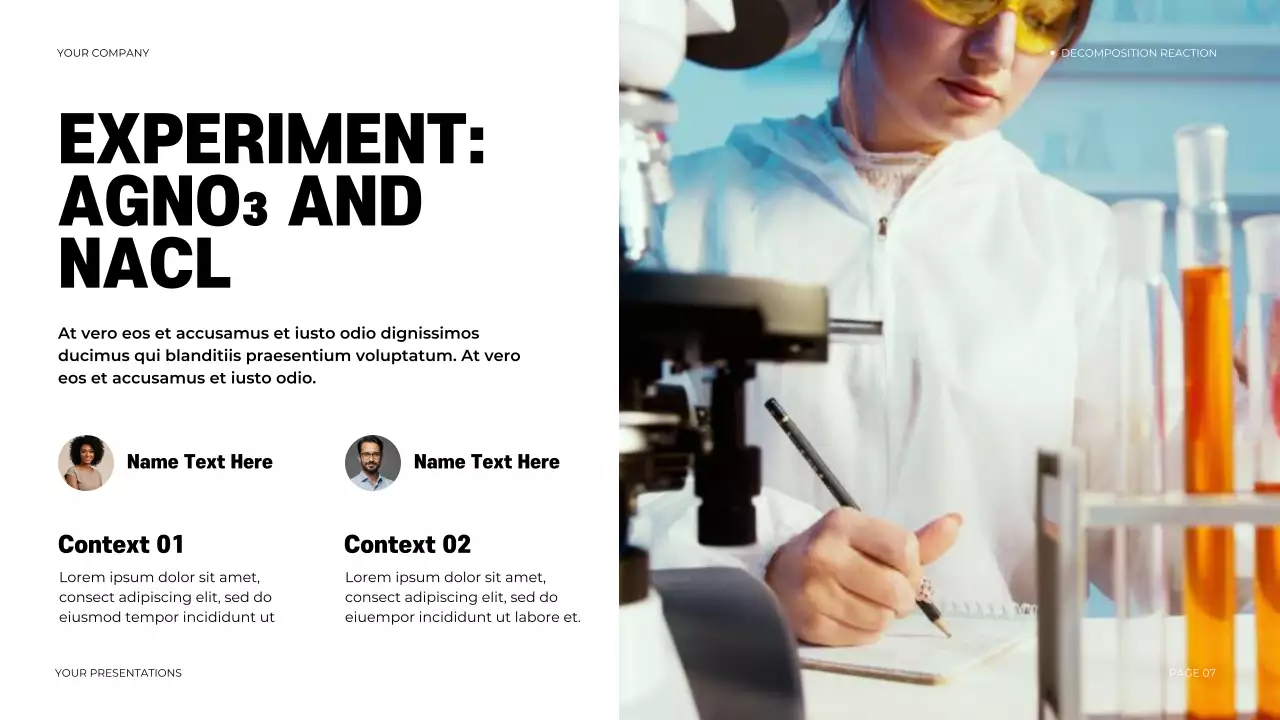 Black Modern Chemistry Course Presentation