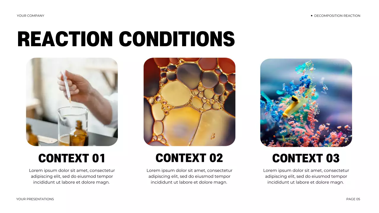 Black Modern Chemistry Course Presentation