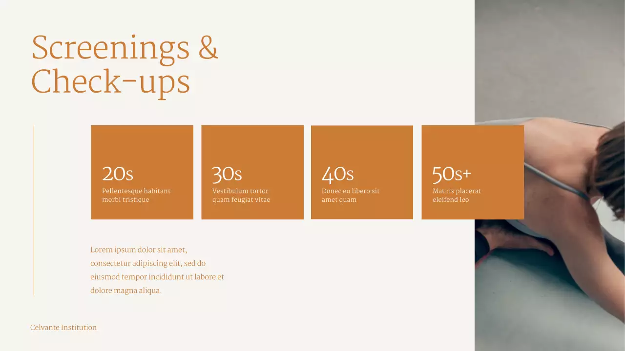 베이지 미니멀리스트 웰니스 가이드 프레젠테이션