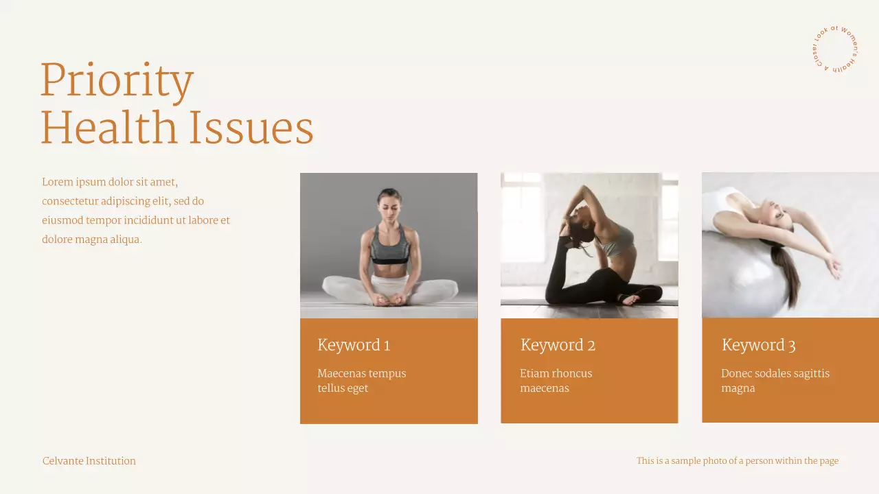 베이지 미니멀리스트 웰니스 가이드 프레젠테이션