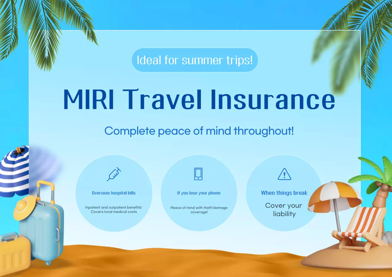 Panduan Asuransi Perjalanan Modern Sky Blue