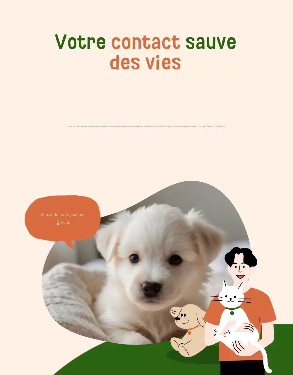 Recrutement pour la protection des bébés animaux beiges