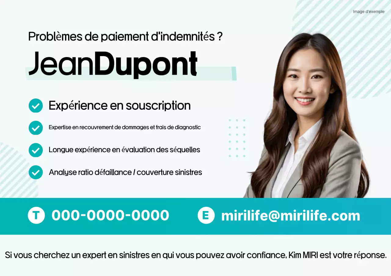 Publicité d'assurance Mint Modern