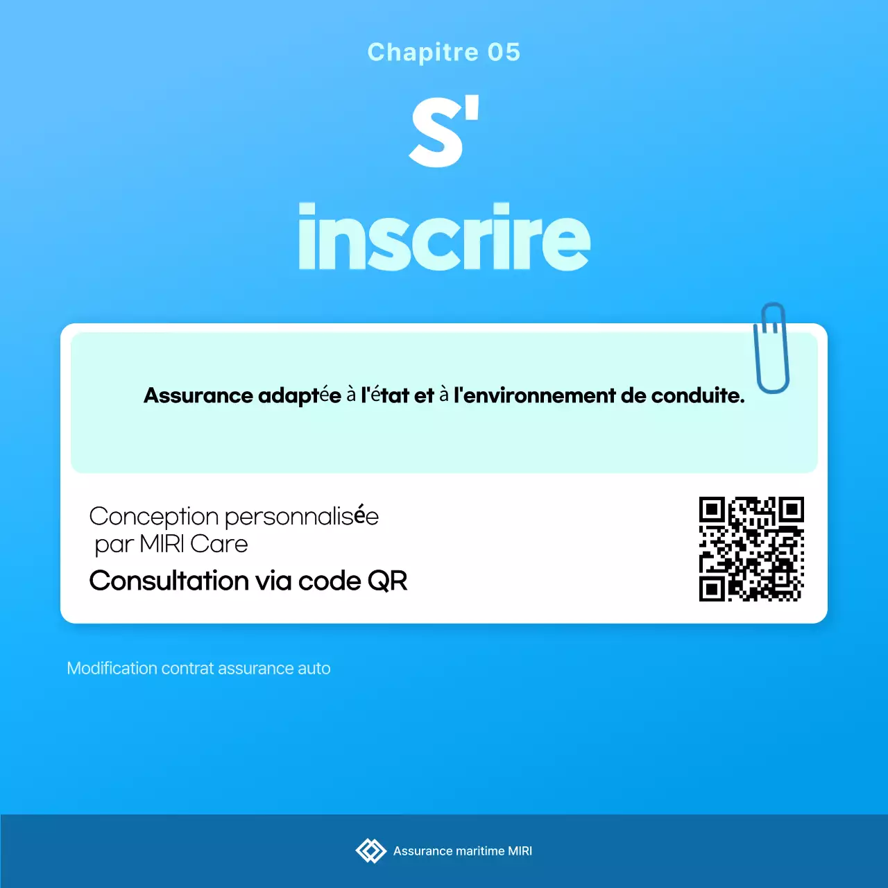 Publicité pour l'assurance Sky Blue Clean