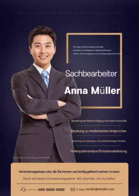 Blue Modern Insurance Consulting Guide