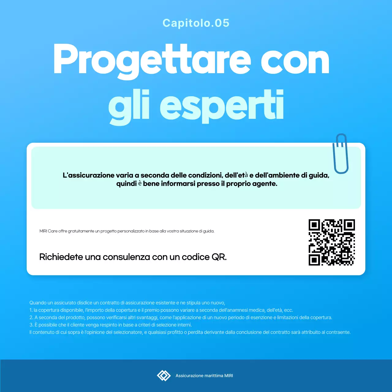 Pubblicità di Sky Blue Clean Insurance