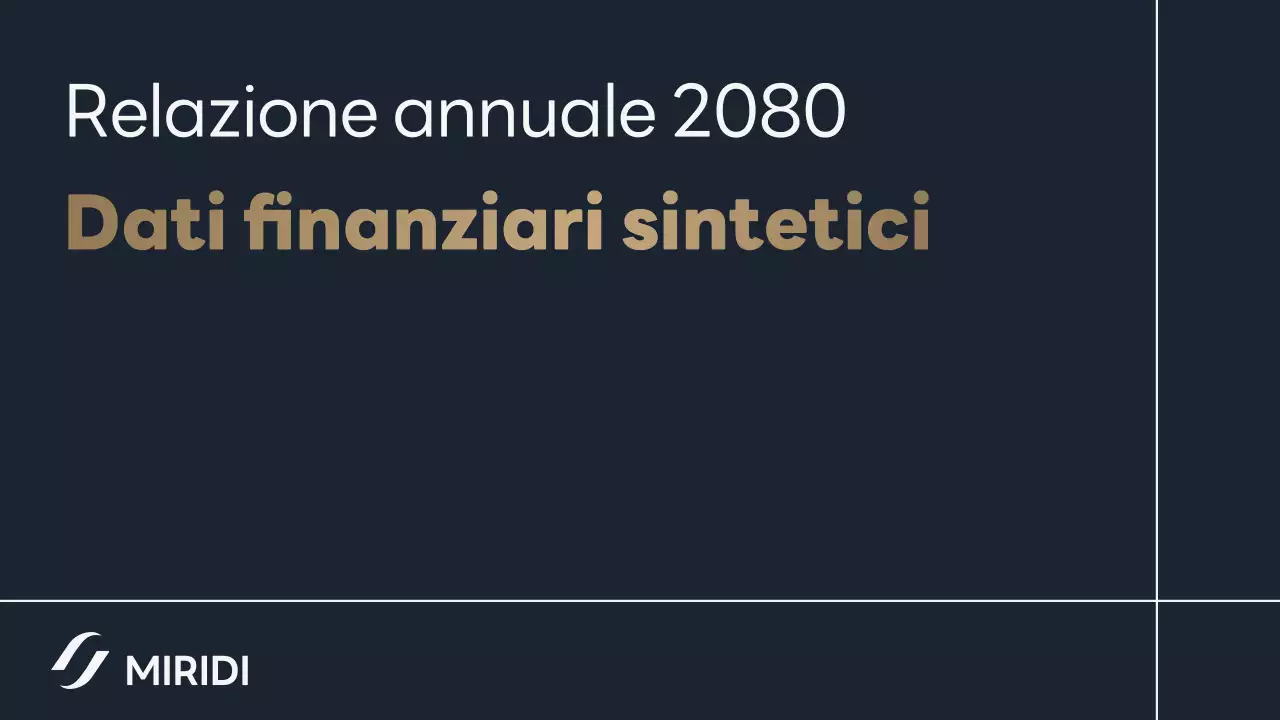 Consegna delle informazioni sul rapporto Blue Modern