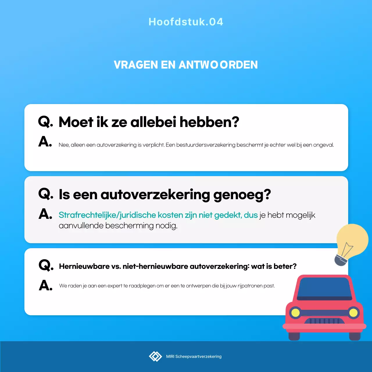 Advertentie voor Sky Blue Clean Insurance