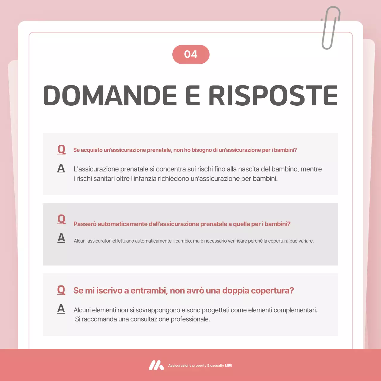 Guida all'assicurazione Pink Baby