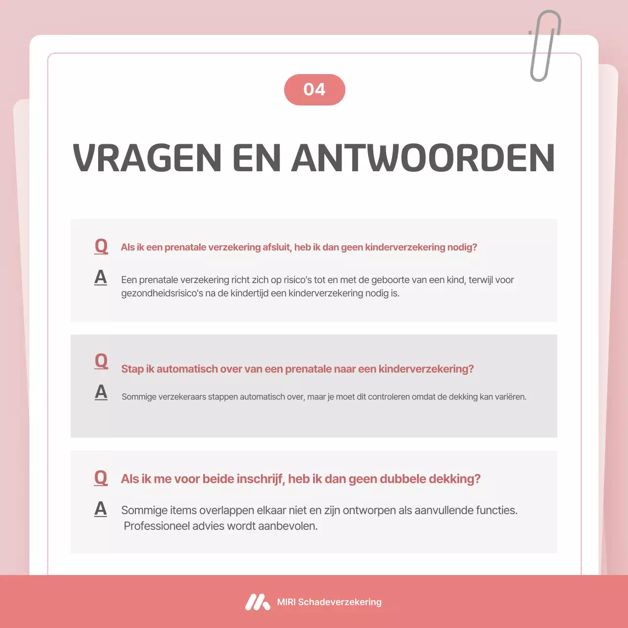 Roze babyverzekeringsgids