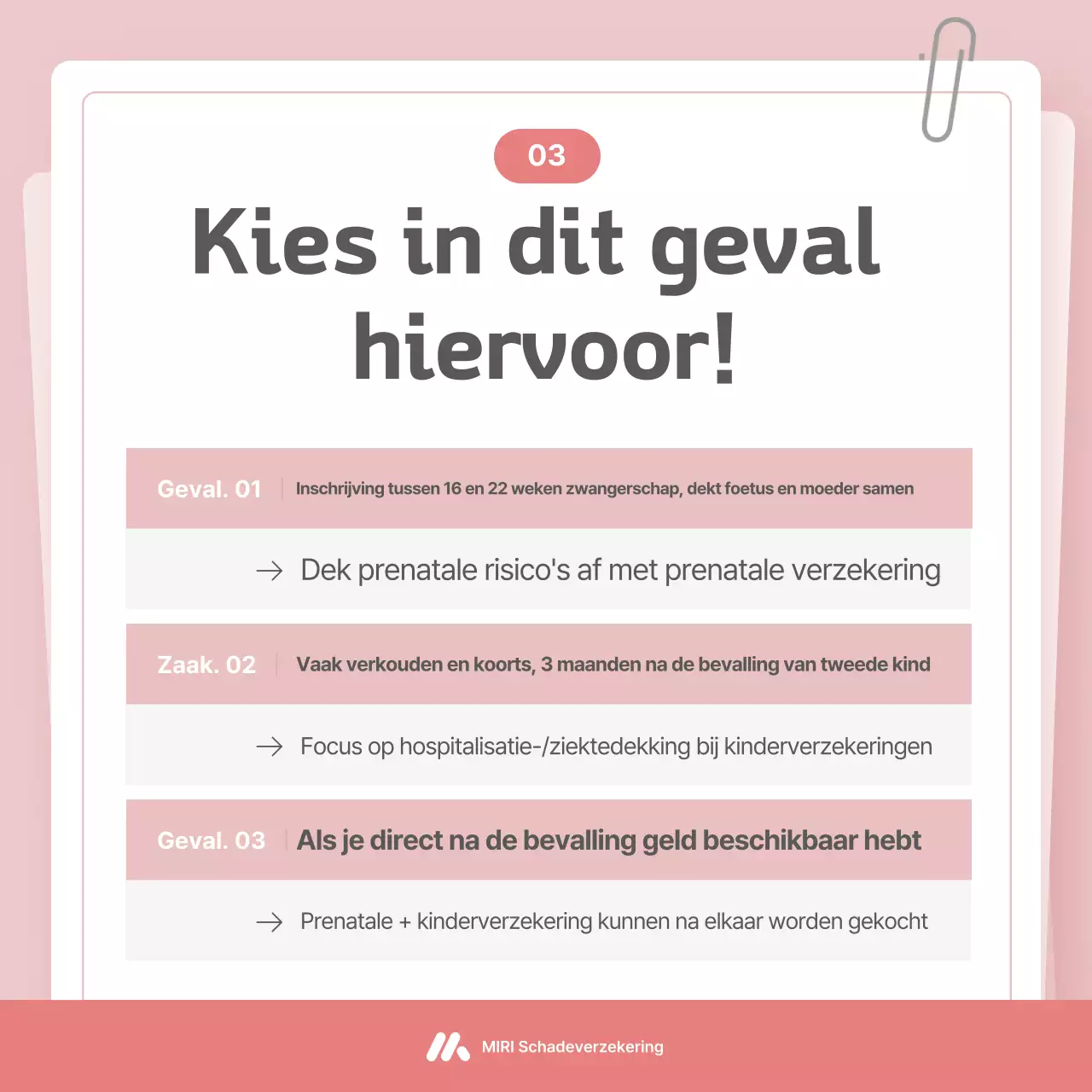 Roze babyverzekeringsgids