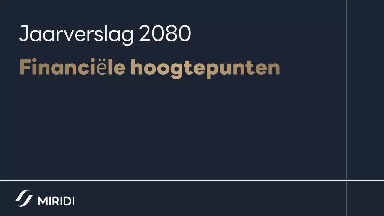 Informatielevering van Blue Modern Report