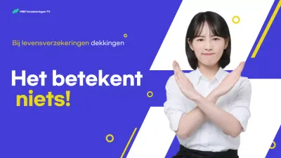 Advertentie voor Blue Modern Life Insurance