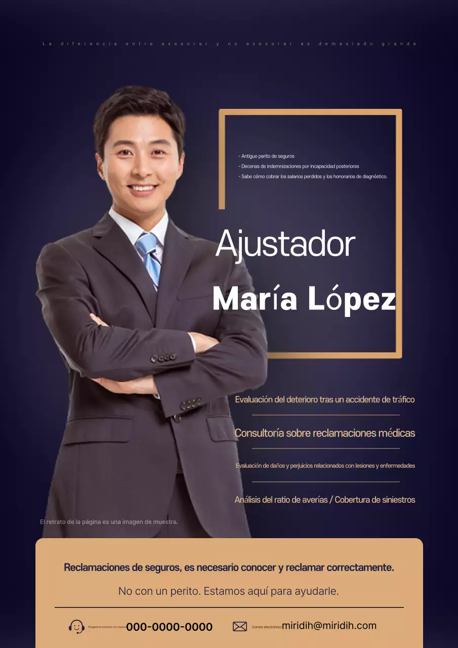 Guía de consultoría de seguros moderna de Blue