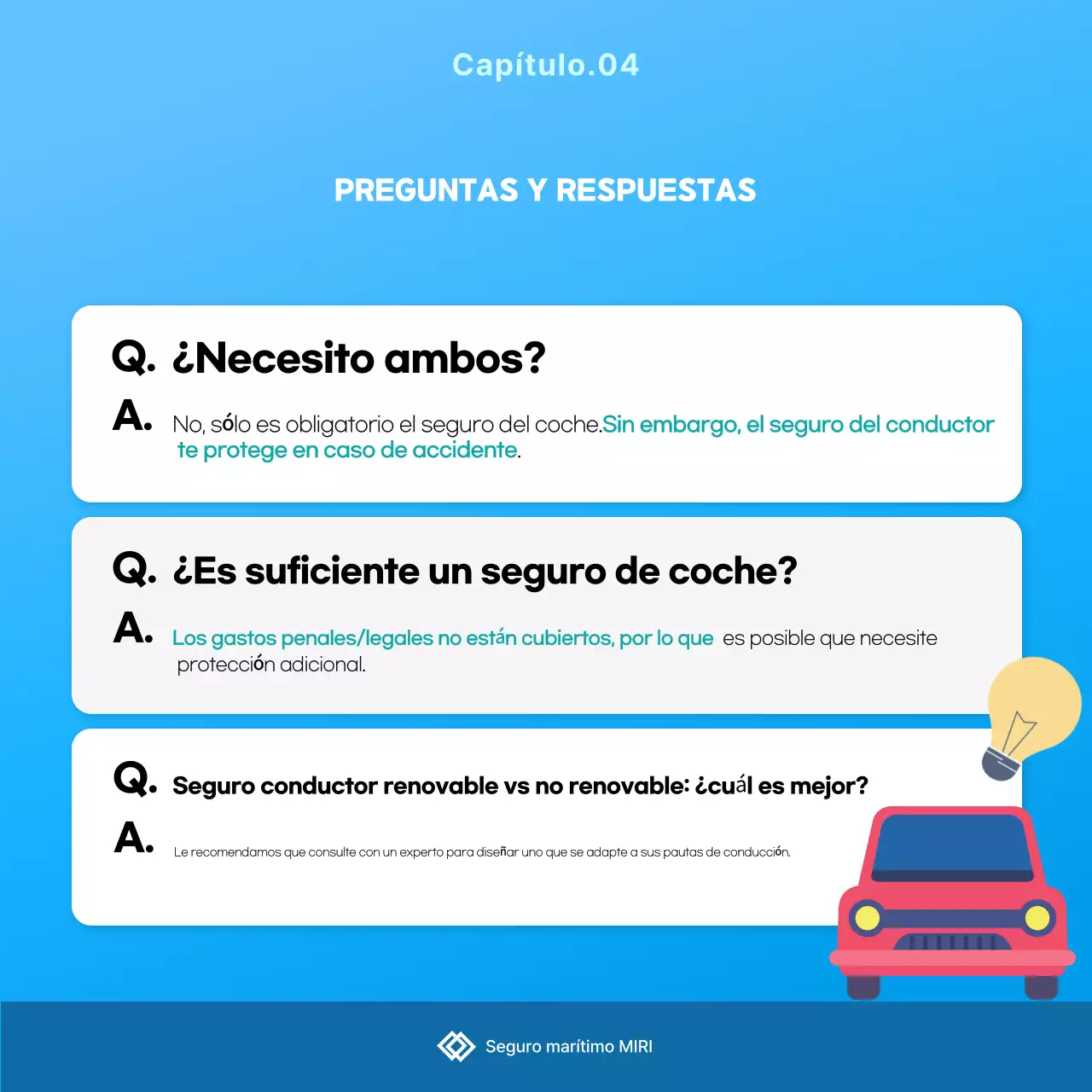 Anuncio de seguros Sky Blue Clean