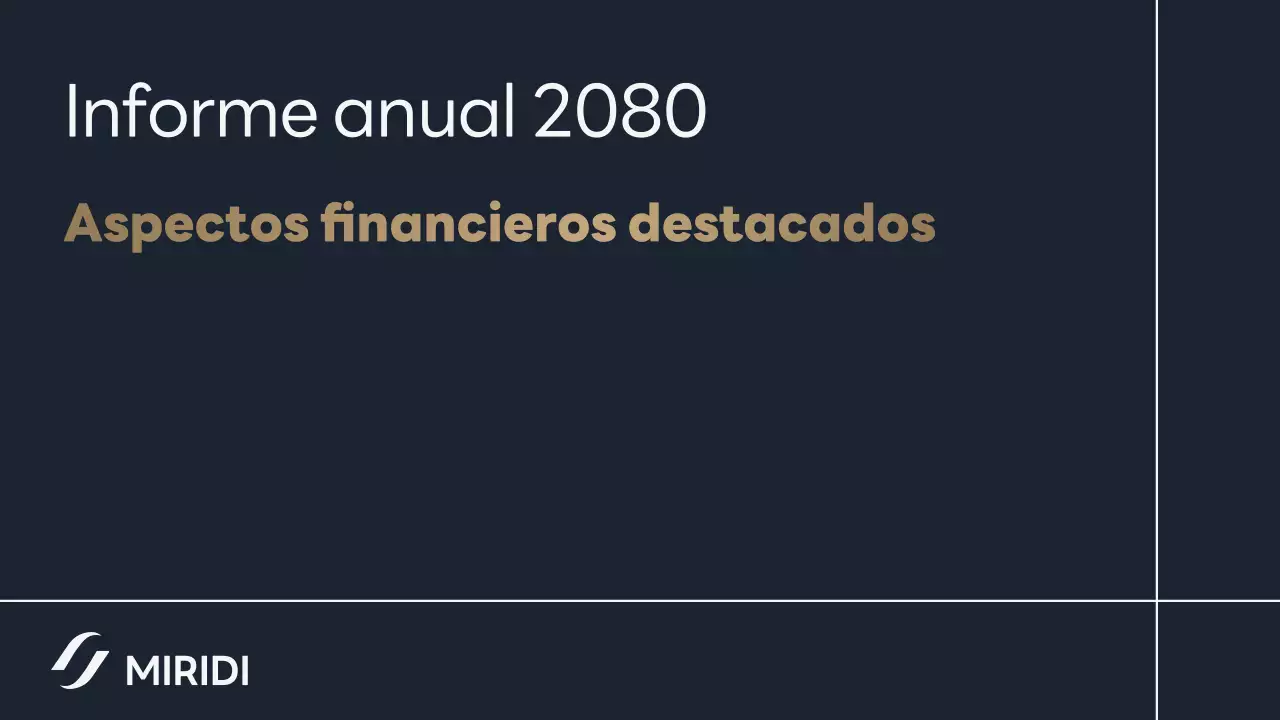 Entrega de información del informe Blue Modern