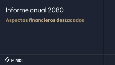 Entrega de información del informe Blue Modern