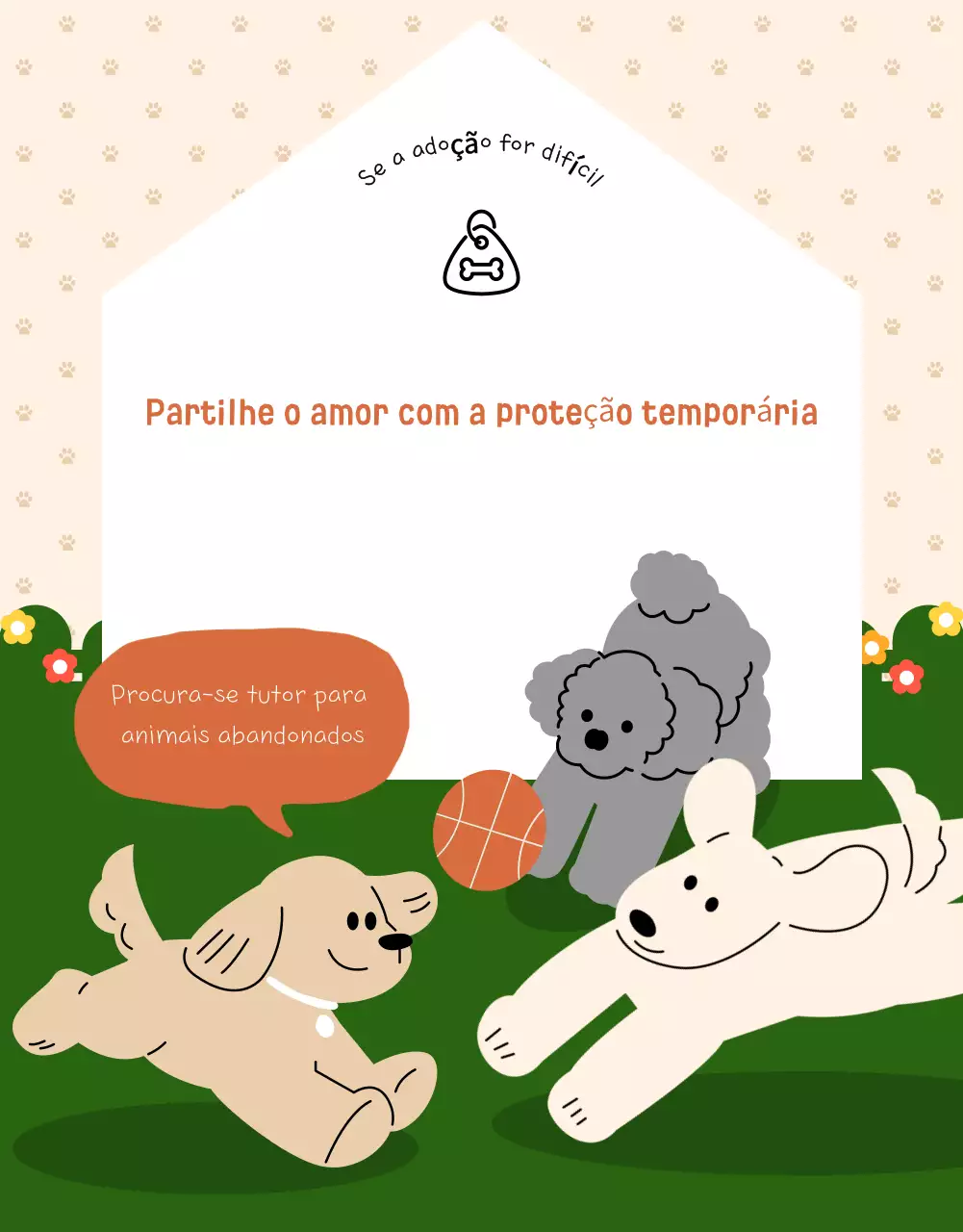 Recrutamento de Proteção Animal Bege