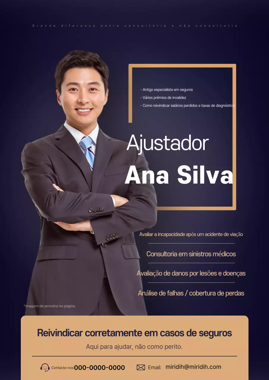 Guia de Consultoria de Seguros Blue Modern