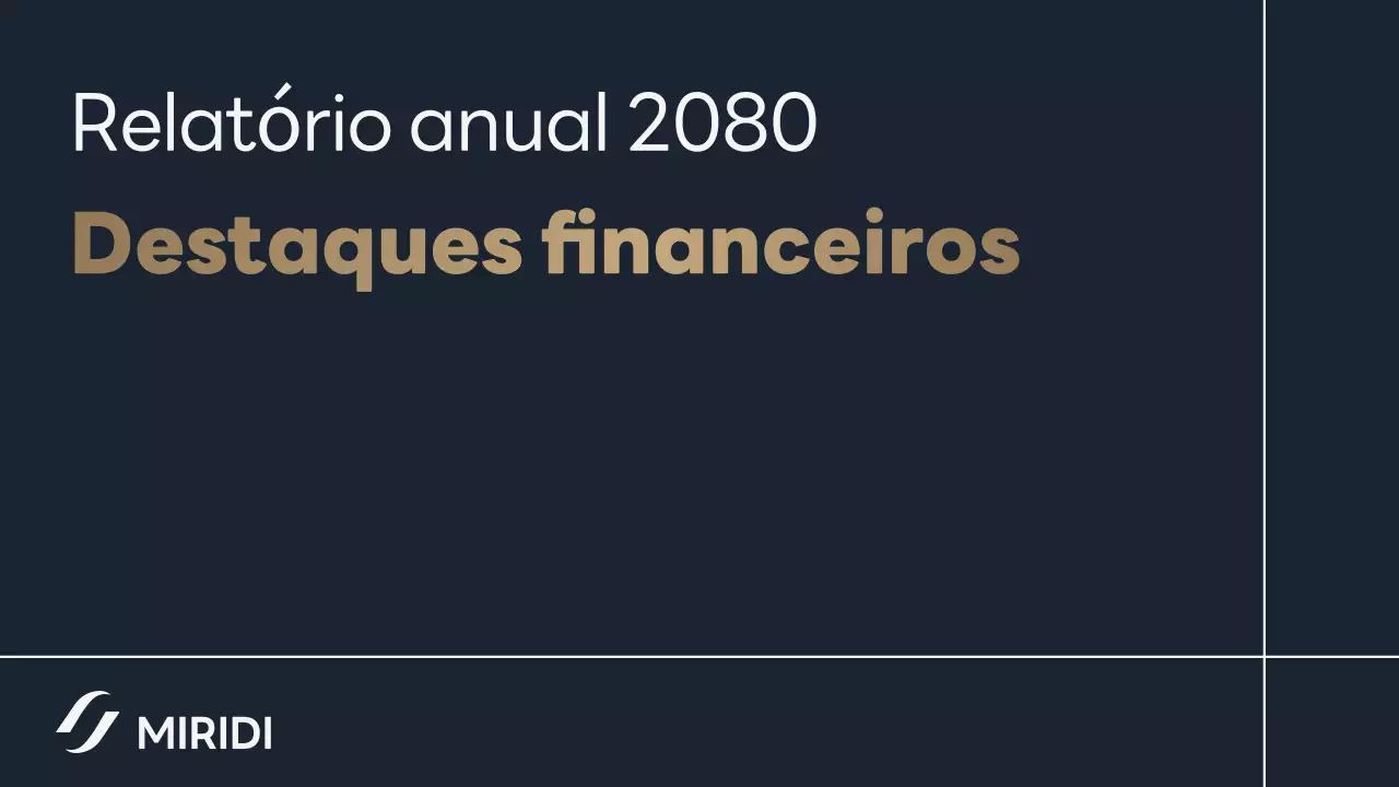 Entrega de informações do relatório Blue Modern