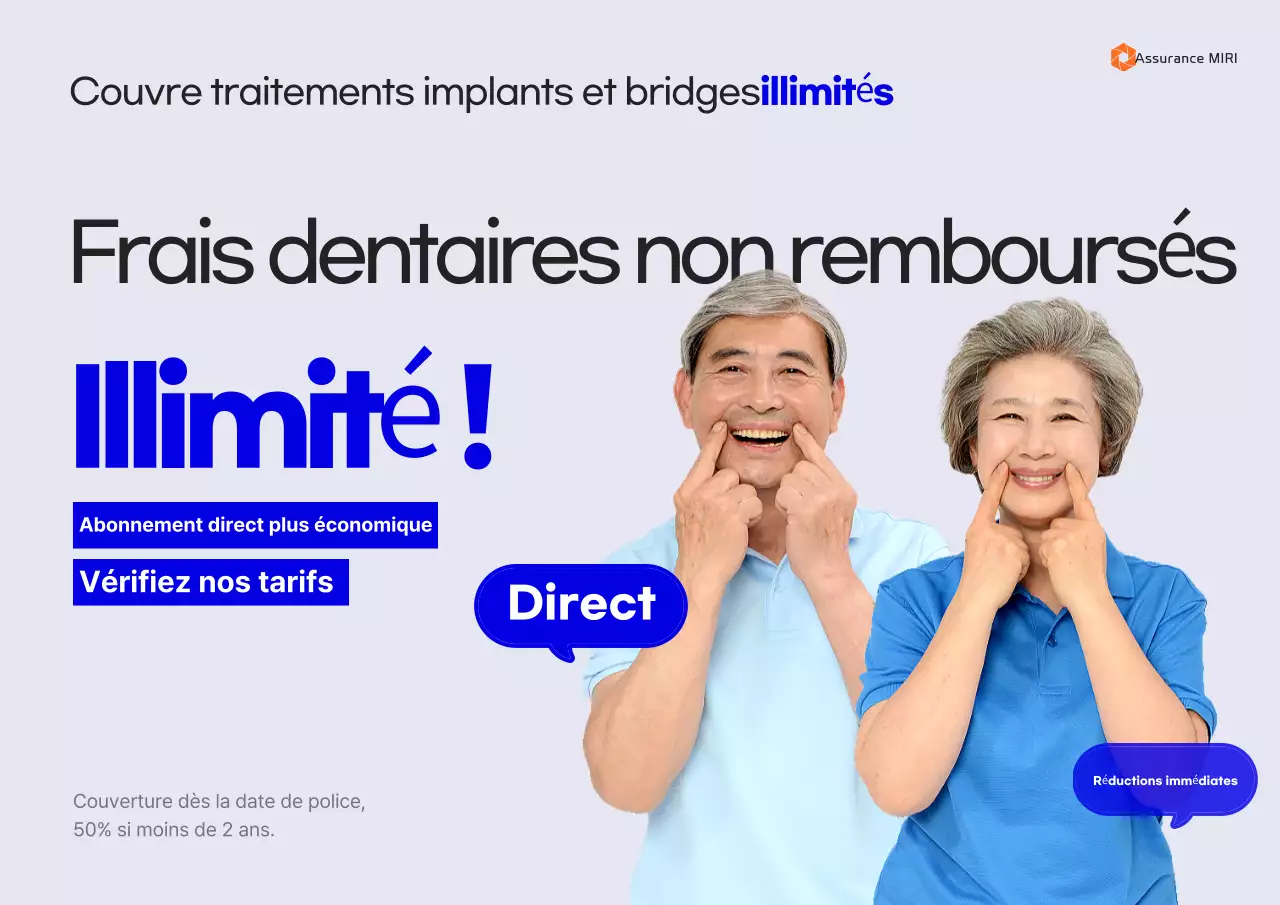Publicité pour l'assurance dentaire Gray Clean