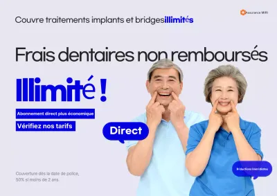 Publicité pour l'assurance dentaire Gray Clean