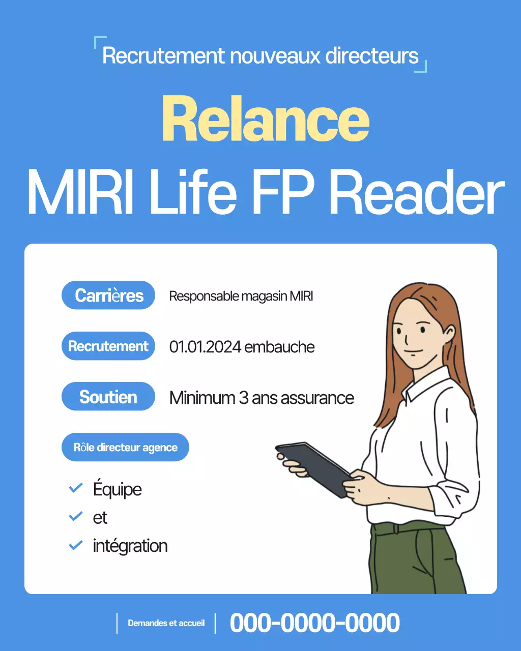 Annonce de recrutement de dirigeants chez Blue Simple Insurance