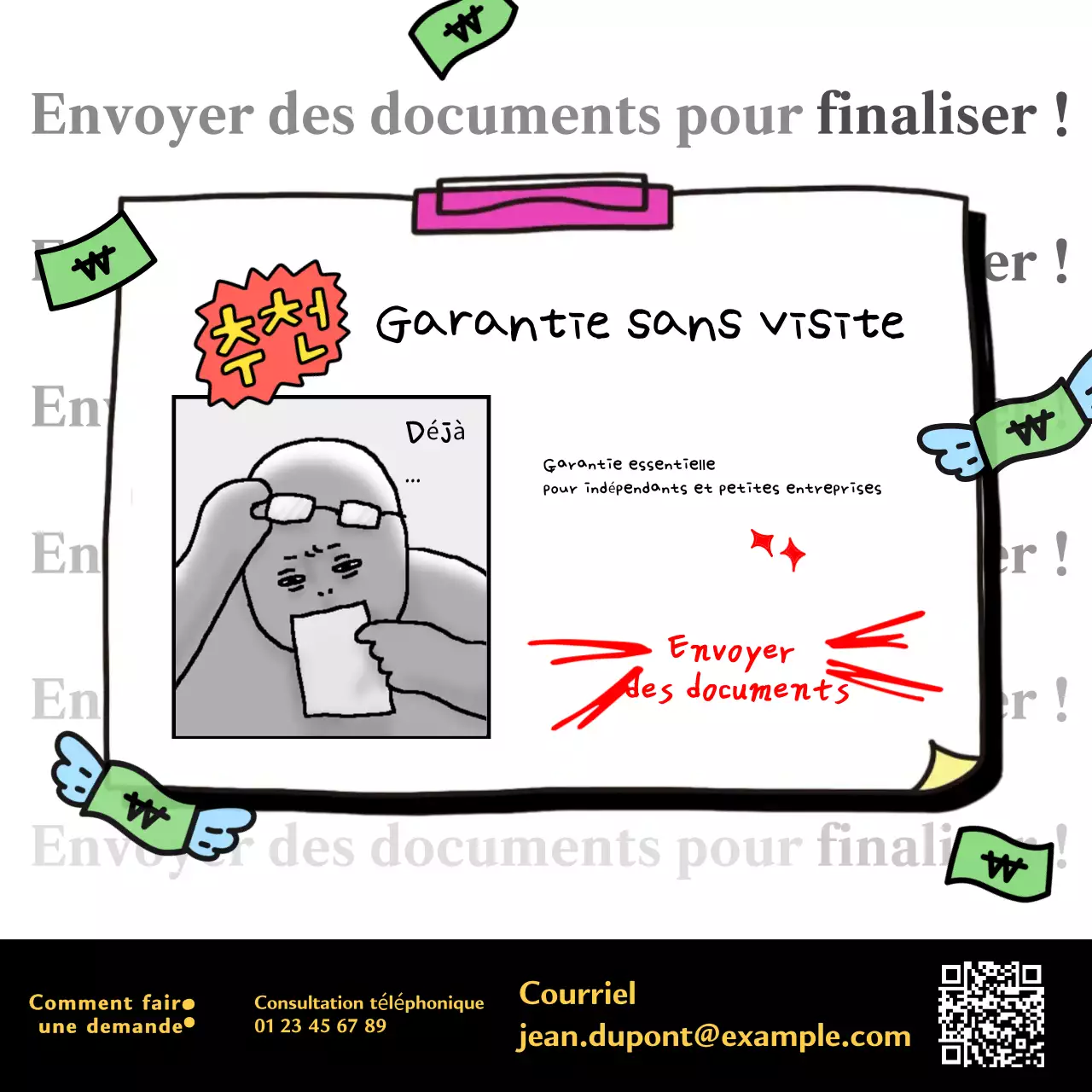 Publicité sur le service de garantie Black Gag