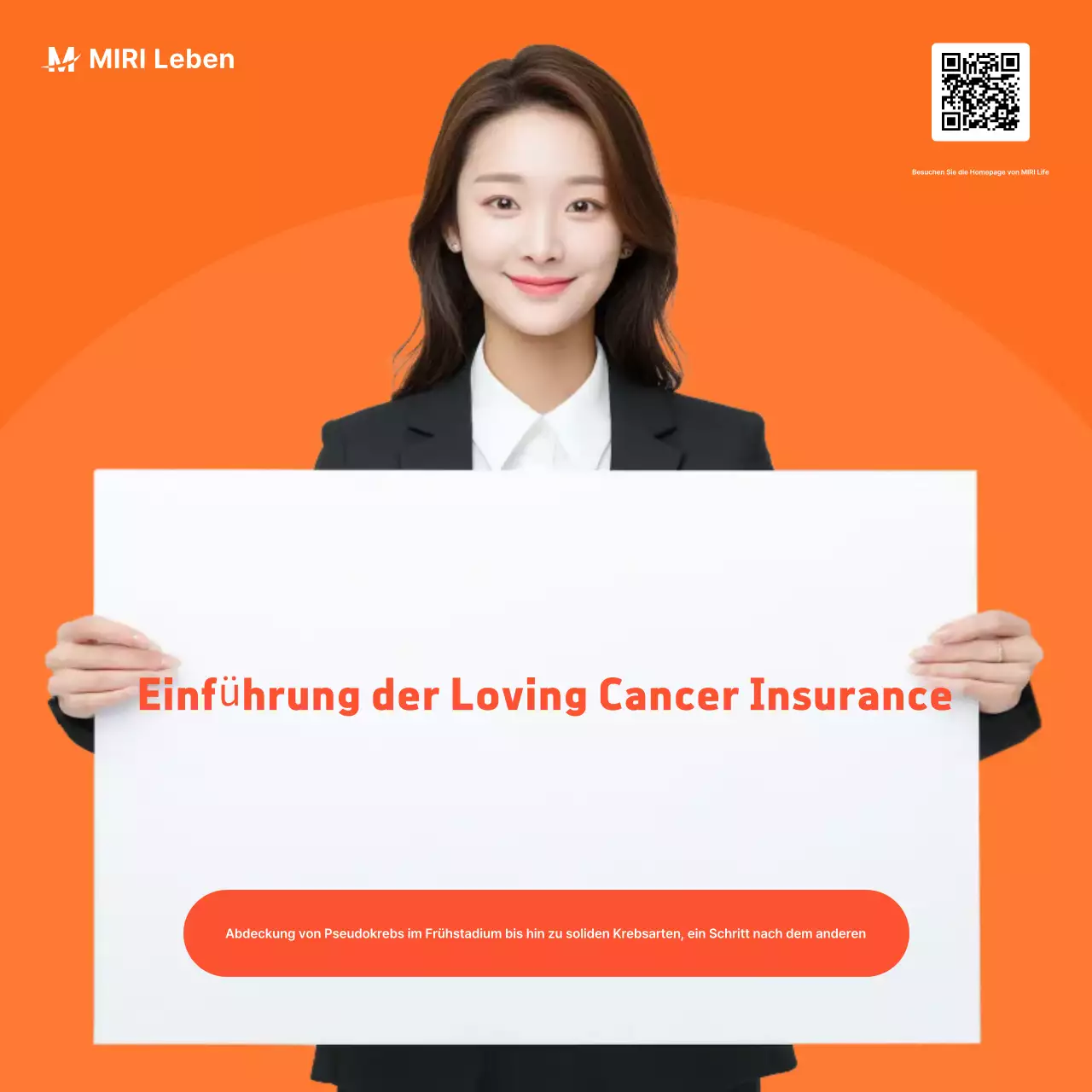 Werbung von Orange Modern Insurance