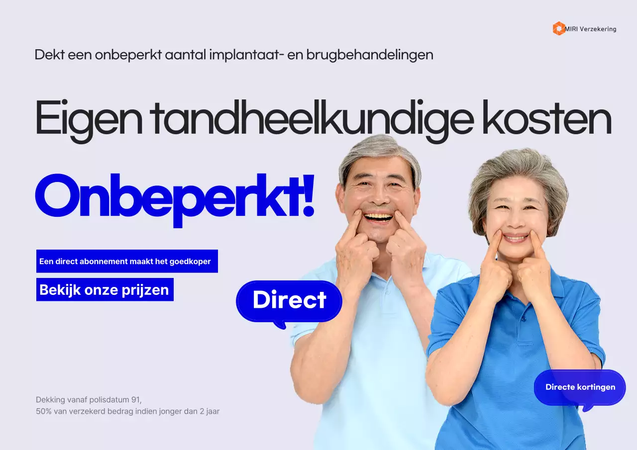 Advertentie voor Gray Clean Dental Insurance