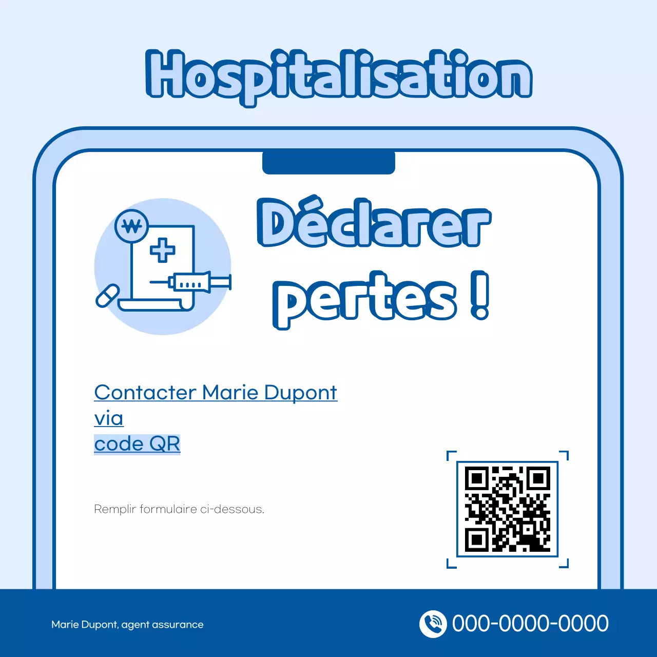 Guide d'assurance simple Sky Blue